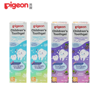 【Pigeon 貝親】兒童含氟牙膏x4條(葡萄牙膏 木醣醇牙膏 防蛀牙)