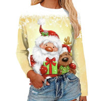 [C]2025 European and American Cross Border Women's Wear Wish Independent Station EBay Christmas Prin