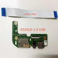 Original For Asus X555 X555L X555LD X555LD_IO USB AUDIO CARD READER BOARD REV:2.0 MB 100% Tested Fast Ship