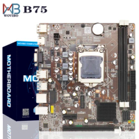 B75 Motherboard LGA 1155 Dual Channel 16G DDR3 Memory SATA III USB 3.0 Computer Mainboard for Intel LGA1155 I3 I5 I7 Xeon