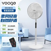 大風力電風扇家用遙控落地扇搖頭風扇臥室靜音立式臺式可定時