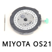 Brand New Original Imported MIYOTA OS21 Caliber Quartz Movement 3-9 Seconds Calendar Six O'clock