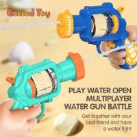 Small Water Gun Children's Toy Outdoor Beach Parentchild Game Water Battle Splashing Water Guns Toy for Boys Girls Birthday Gift
