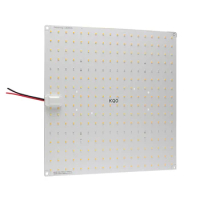 100W 288 Chips Square LED Grow Light 2.0mm Thickness PCB with Samsung LM281B+ Full Spectrum Mixed Red UV IR ( No Power Driver)