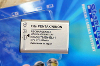 NIKON ENEL11 EN-EL11 PENTAX DLI-78 Li60B 副廠 鋰電池【中壢NOVA-水世界】【跨店APP下單最高20%點數回饋】