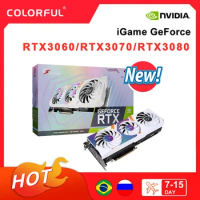 COLORFUL New Graphic Card GDDR6X rtx 3060 rtx 3070ti rtx 3080 8GB 12GB Gaming GPU Video Cards 256 Bit placa de vídeo LHR