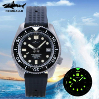 Heimdallr SBDX MM300 Men's Watch Titanium Case Sapphire Glass NH35 Movement Automatic Diver Watch 300m Luminous Mechanical Watch
