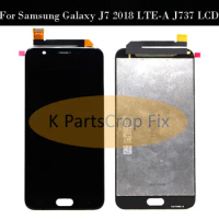 J737 Super Amoled 5.5''For Samsung Galaxy J7 2018 LTE-A lcd display with touch screen digitizer Assembly For samsung J737P