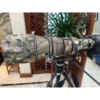 For Canon RF 800mm F5.6 L IS USM Lens Waterproof Camouflage Coat Rain Cover Protective Sleeve Case Nylon Guns Cloth