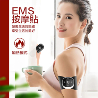 EMS加熱震動頸椎按摩理療肩頸按摩貼帶遙控