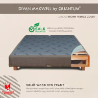 Quantum Divan Maxwell Brown - Dipan Kayu Kasur Springbed Spring Bed - 90 x 200
