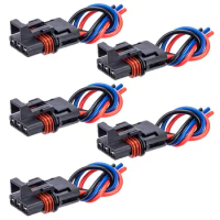 5PCS Pulse Power Plug Connector Pigtail Connector Power Harness for Polaris Ranger XP1000 &amp; RZR RS1 &amp; General 2018 -2021