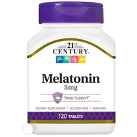21st Century Melatonin 5 MG Sleep Support Sleeping Aid Insomnia Suplemen ORI USA 120 Tablets best