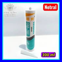 Lem Silikon NETRAL Botol NEUTRAL Silicone Sealant Cartridge Lem Kaca Lem Alumunium Lem Beton Lem Sea