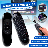 Remote Smart TV Keyboard Wireless Air Mouse C120 – 3 In 1 Keyboard Mini Wireless Compatible Remote S