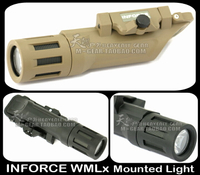 INFORCE WMLX可爆閃信號燈LED強光照明戰術電筒手電戰術頭盔燈沙