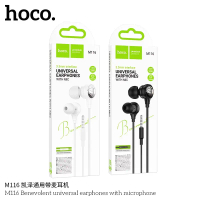 Hoco M116 หูฟังแบบมีสายพร้อมไมโครโฟน สำหรับ TypeC/3.5MM สินค้าของแท้100% ไทซีใช้กับi15 /16ได้