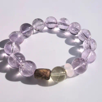Bolivian Amethyst Bracelet Designer Bracelet Wealth Citrine Lucky Agate Beads Agarwood DIY Bracelet 