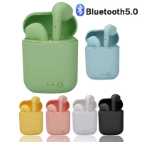 [I12] Macaron Bluetooth Headset Matte Sports Binaural Wireless I12tws Bluetooth Headset 5.0