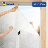 【UTOOKII】遮光防窺無膠靜電磨砂玻璃貼-90x200cm(玻璃窗貼/玻璃靜電貼/門窗玻璃貼/玻璃貼膜/靜電玻璃貼紙)