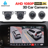 New 3D AHD 2K 1080P 360 Surround View Camera Car Front/Rear/Side View Driving Recorder System Reversing Camera For Toyota Prado