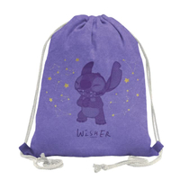 URDU  DISNEY WISHER SERIES WASHED FABRIC DRAWSTRTRING BAG-STITCH