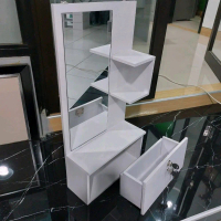 Meja Rak Rias Kunci Laci 60x30x11 Cm Rak Komestik Hiasan Dinding Gantung Kayu