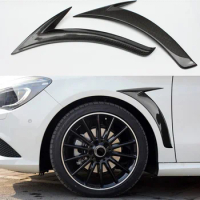 W117 Real Carbon Fiber Side Fender Vent Trim for Mercedes-Benz CLA180 CLA200 CLA250 Sport 2013-2018 Car Accessories