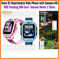 Imoo Z3 Smartwatch Kids Phone with Camera HD GPS Tracking SIM Card - Garansi Resmi 1 Tahun Pink