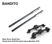 Bandito Rear Drive Shaft Part Gardan Portal Axial SCX10ii SCX10 ii