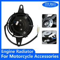 Oil Cooler Electric Radiator Cooling Fan Engine Fit for 150cc 200cc 250cc ATV Quad Go Kart Buggy Motorcycle Parts