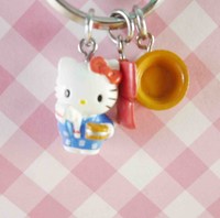 【震撼精品百貨】Hello Kitty 凱蒂貓~鎖圈-溫泉