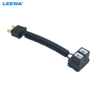 LEEWA 10pcs Car H7 Ceramic Socket Heavy Duty Ceramic Wiring Harness Connector For Headlight Bulb Socket Wire Plug Adapter #5948