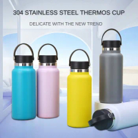 900ML High-capacity Stainless Steel Thermos Bottle Outdoor Travel Handheld Water Bottle Motion Vacuum Tumbler Thermo Bottle