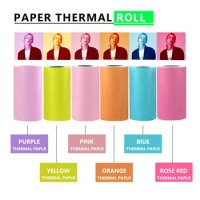 57*30mm Colorful Thermal Paper Label Paper Sticker Paper Photo Paper Color Paper For PeriPage PAPERANG Photo Printer