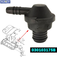 For AUDI A1 A3 S3 8P VW Beetle Caddy 2k Golf ESTATE Jetta Polo 9N 6R 6C EOS Touran Engine Breather Hose One Way Valve 030103175B