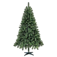 6.5 ft Non-Lit Jackson Spruce Artificial Christmas Tree, by Holiday Time Green Christmas Trees