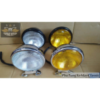 Đèn pha rebel 125 - ĐÈN PHA XE MÁY ĐỘ CLASSIC phù hợp độ Cafe Racer Chopper Bobber CG GN125  CD 67 W