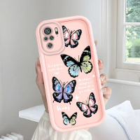 สำหรับ Redmi Note 10 10S เคส เคสเรดมี เคสโทรศัพท์ ผีเสื้อ Case T32147