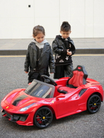 RASTAR星輝正版法拉利488電動車可坐人四輪寶寶汽車兒童小孩1-6歲