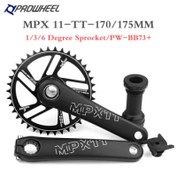 PROWHEEL Crankset 170MM 175MM Bicycle Chainring 30T 32T 34T 36T 38T 40T 42T Narrow Wide Bike MTB Sprocket For SRAM SHIMANO Deore