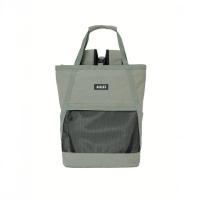 【AIGLE】防潑易收納兩用後背包 15L｜AG-4P501A243 深灰綠(雙肩背包 兩用包 背包 收納包)