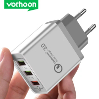 Vothoon Quick Charger 3.0 USB Charger Power Wall Adapter for iPhone xs Samsung Xiaomi Mobile Phones QC3.0 Travel Fast Charger