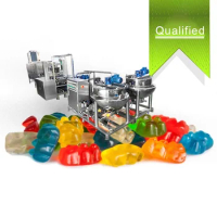Shanghai Factory Price Sweets Jelly Candy Machine 3D pectin Soft Gummy Candy Juice Filled vitamin Gummy Candy Making Machine