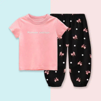 COD children's set (pants+T-shirt) suitable for ages 1-8