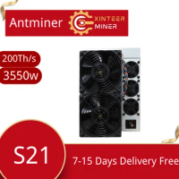 New Antminer S21 Miner 200T 3500W Asic Miner BTC mining Bitmain Free Shipping