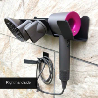 Wall Mounted Hair Dryer Holder - Blow Dryer Holder for Dyson Supersonic Hair Dryer Stand Organizer Bathroom Storage Rack