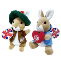 【PETER RABBIT 比得兔】比得兔系列絨毛鑰匙扣悠遊卡
