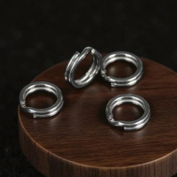 MALAKU MALL Cincin Konektor Umpan Pancing Split Ring 200 PCS - LSH01