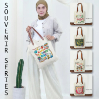 Totebag Souvenir  Hari Guru Tas Kanvas oleh oleh Hari Guru